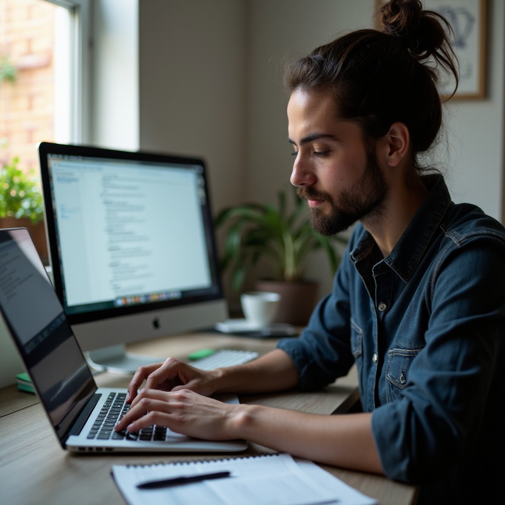 monitor notebooka nie działa