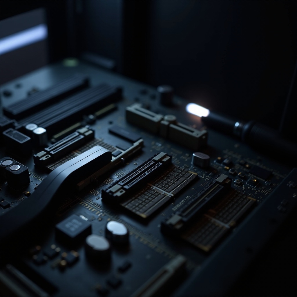 putting ram into slot b monitor doesn't show