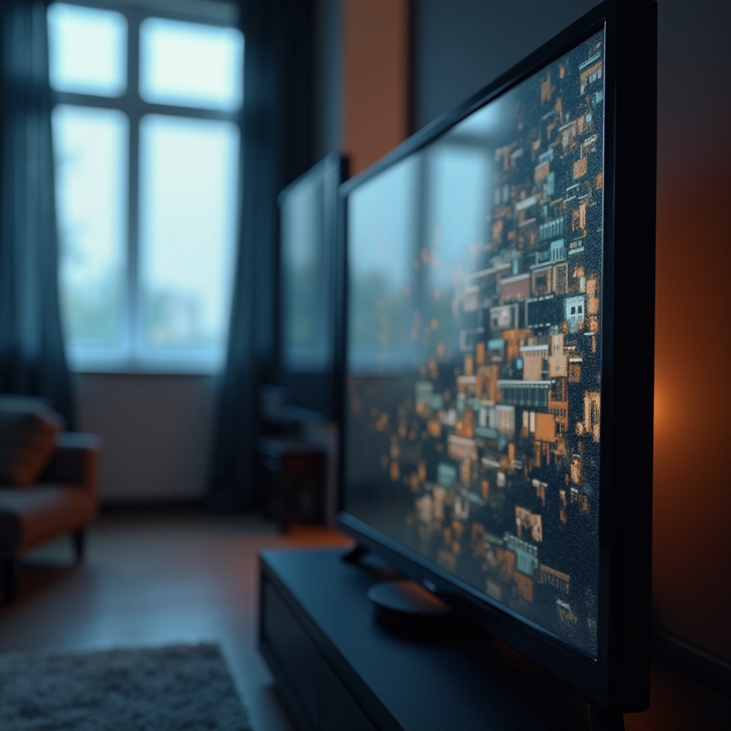 vääristynyt tv-kuva