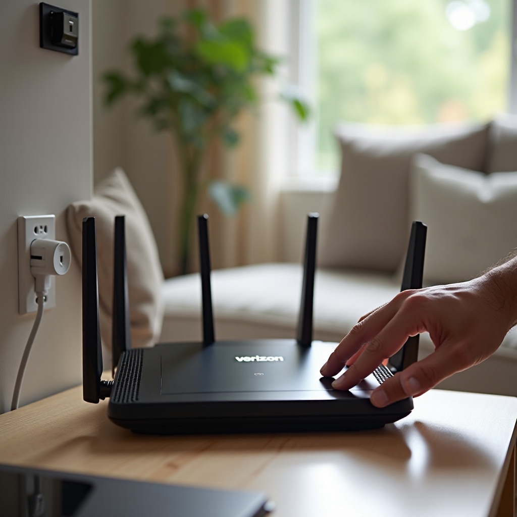 Jak włączyć router Verizon: włączenie zasilania i pierwsza konfiguracja krok po kroku