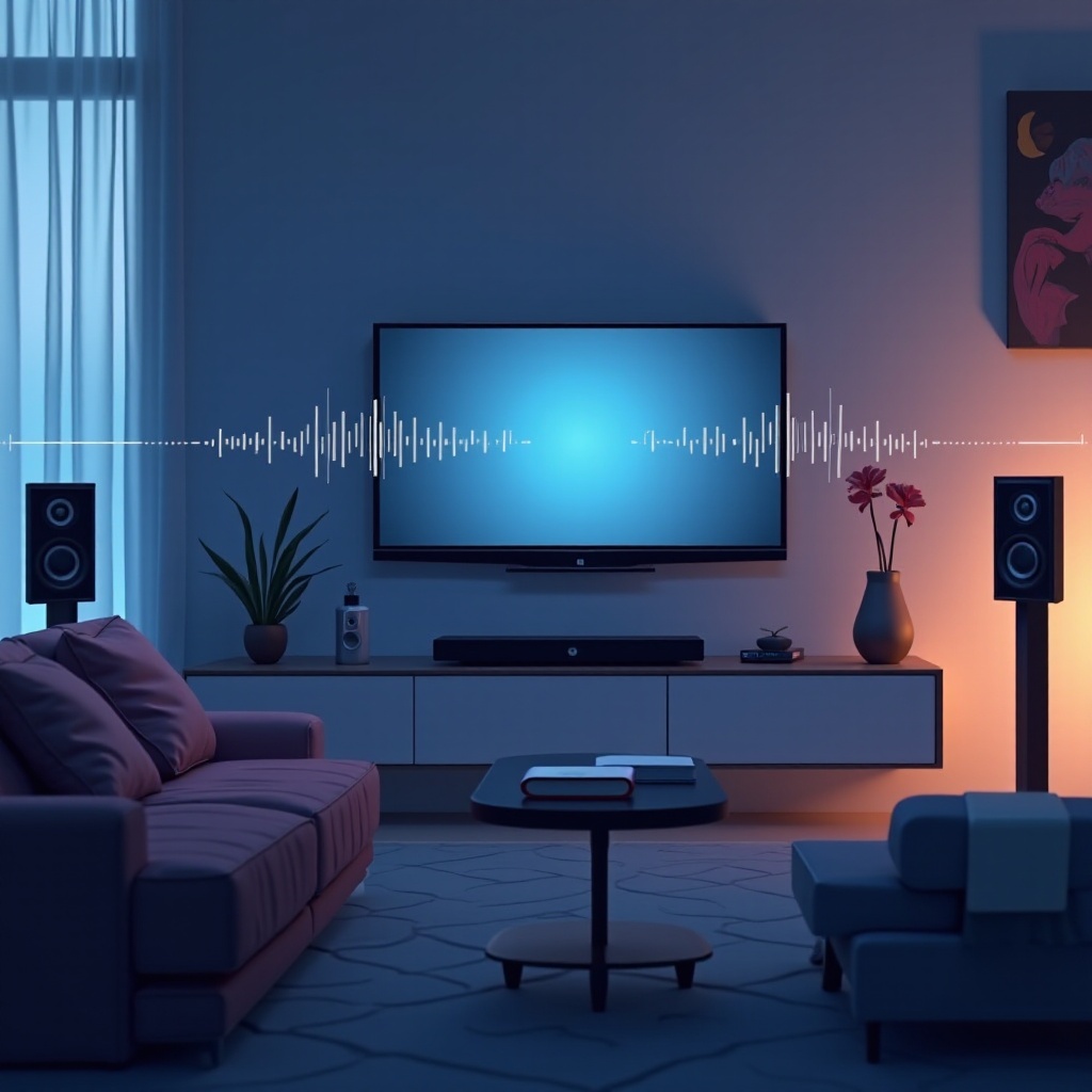 テレビの音は出ているが、映像がない