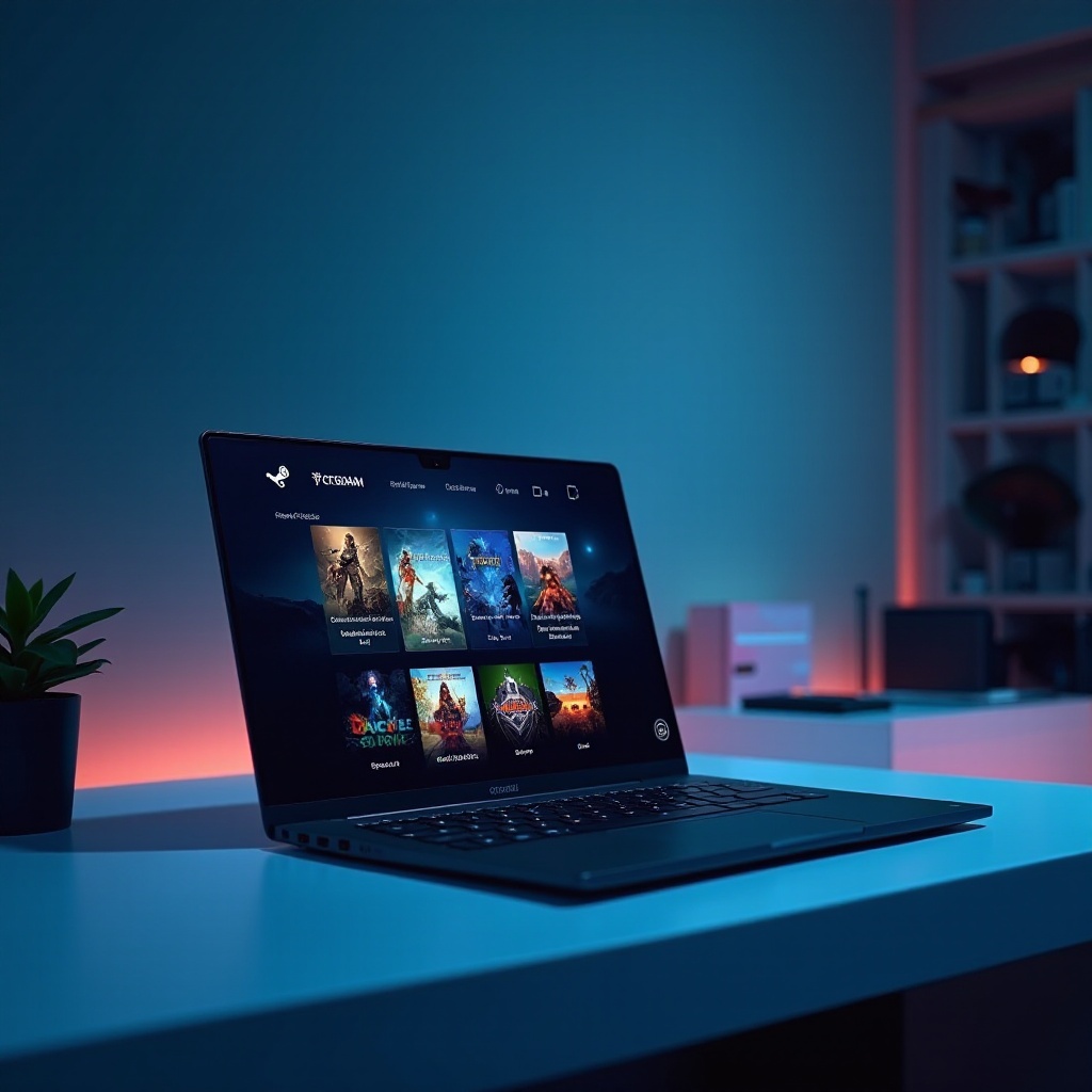 laptopy, które mogą uruchomić Steam