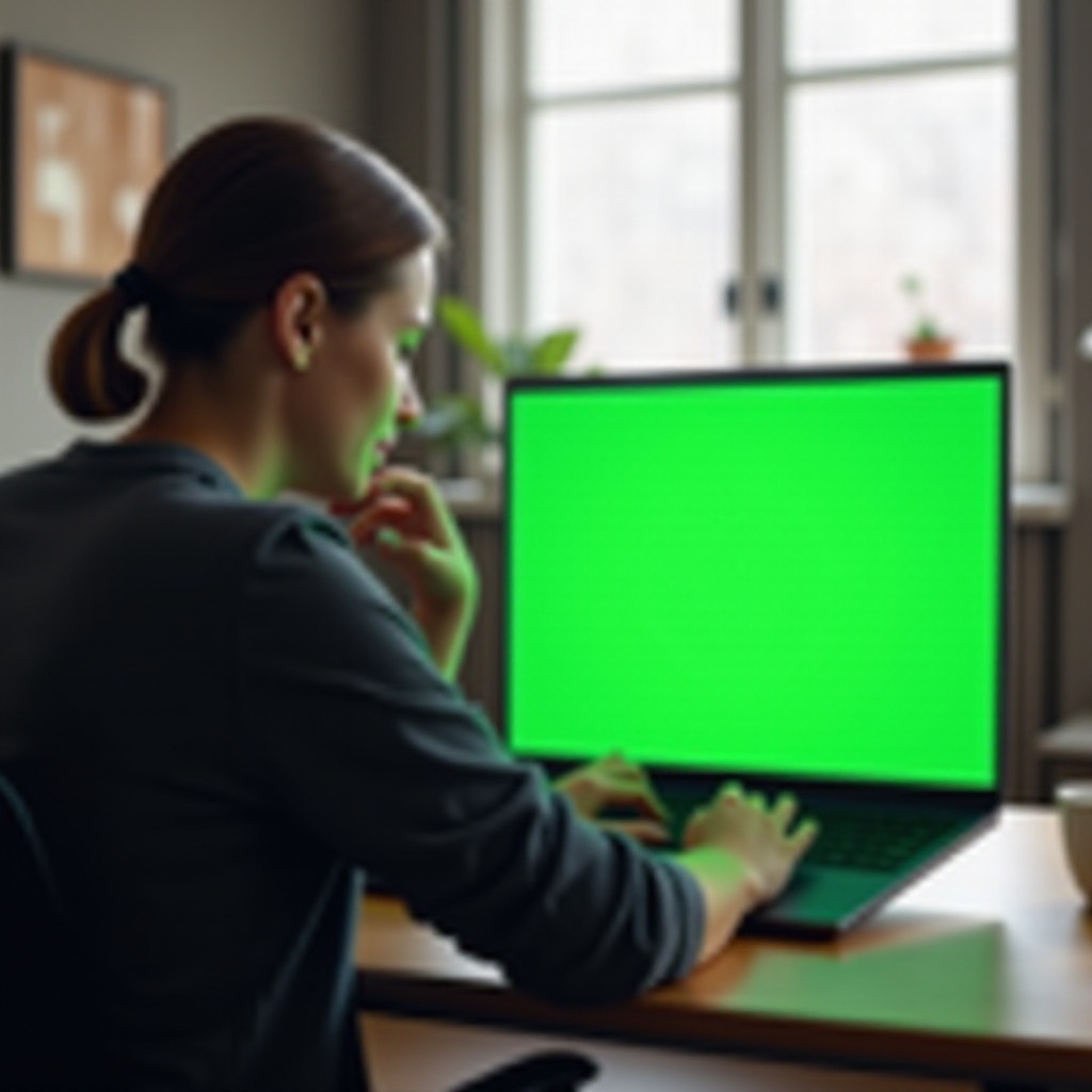 How to Fix Laptop Green Screen