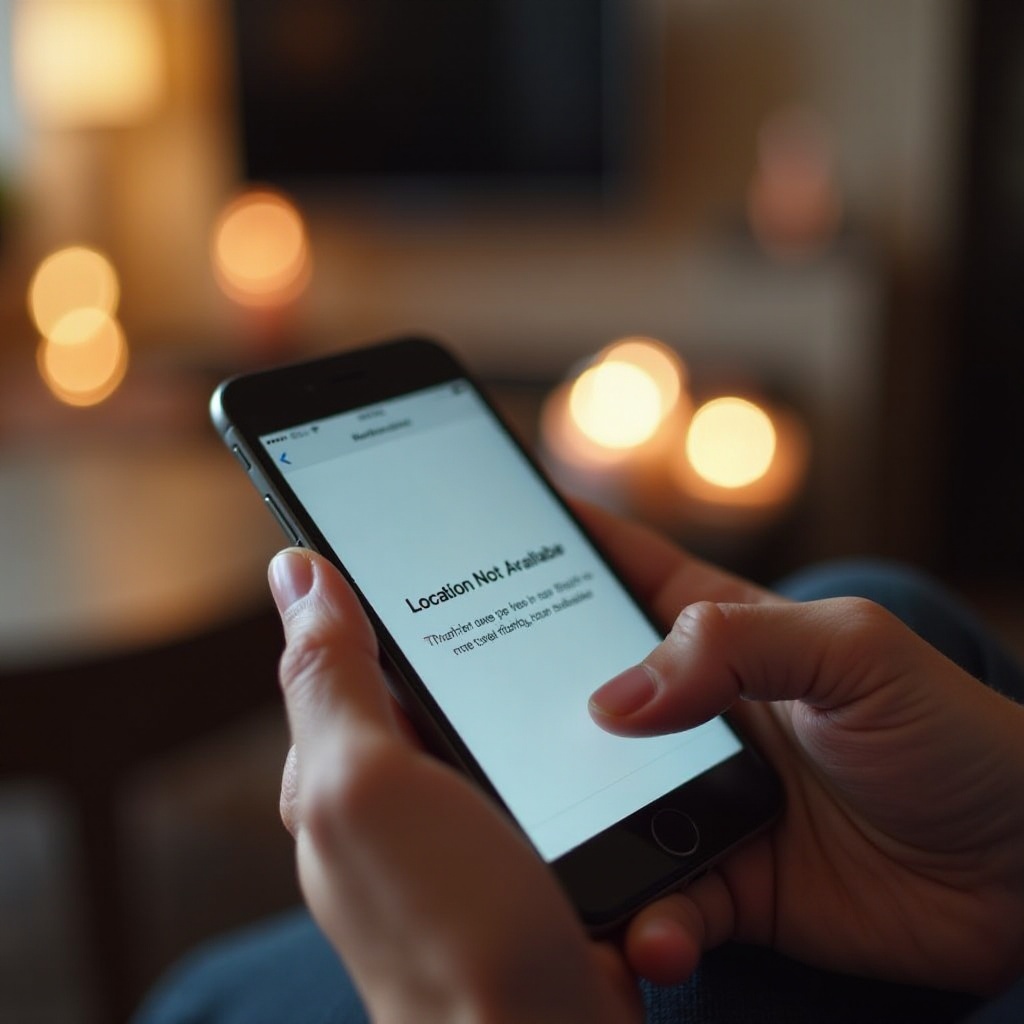 locatie niet beschikbaar op iPhone