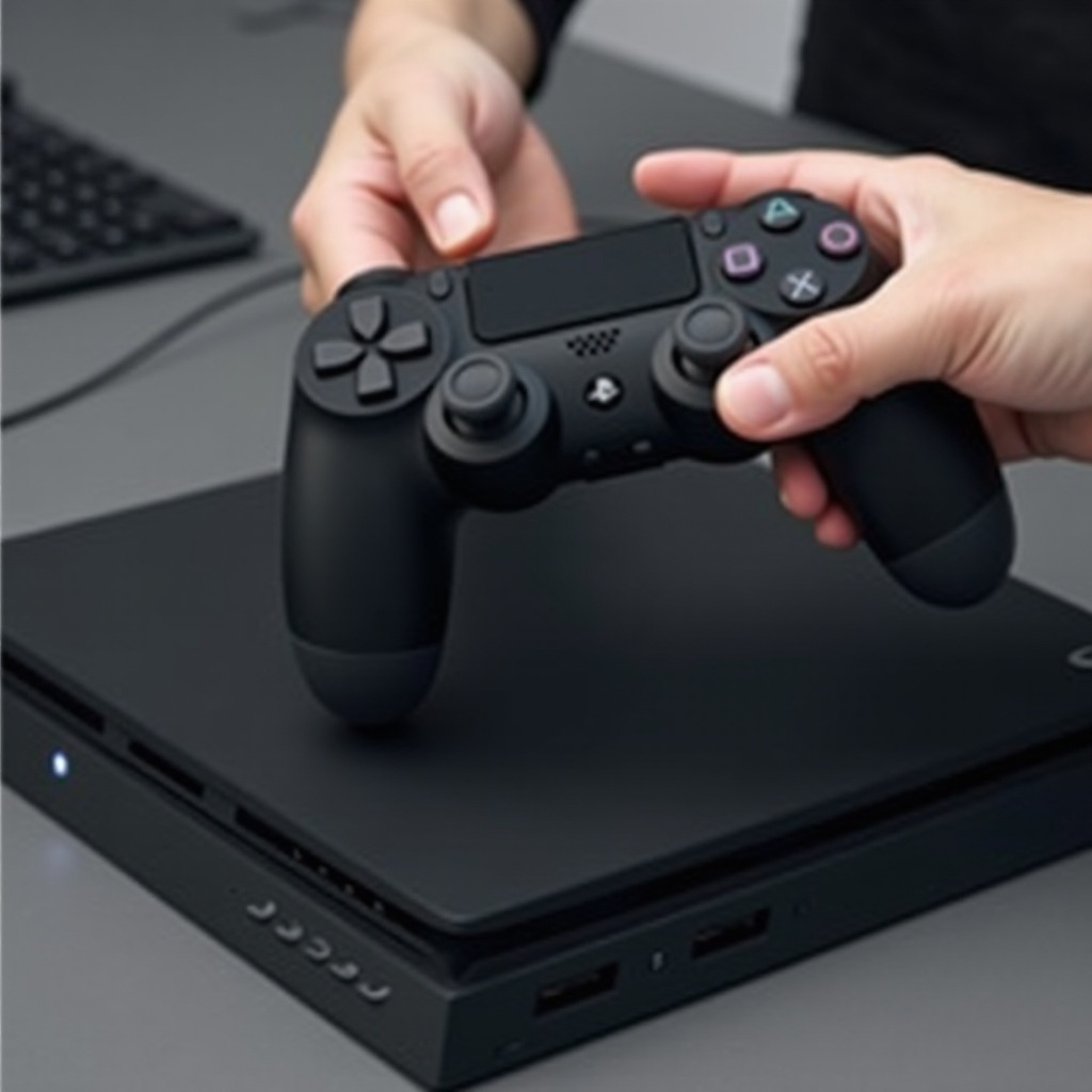 Hoe u uw PS4-controller op een andere PS4-console aansluit.