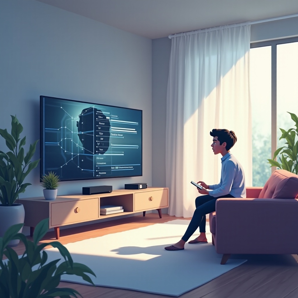 歪んだテレビ画像