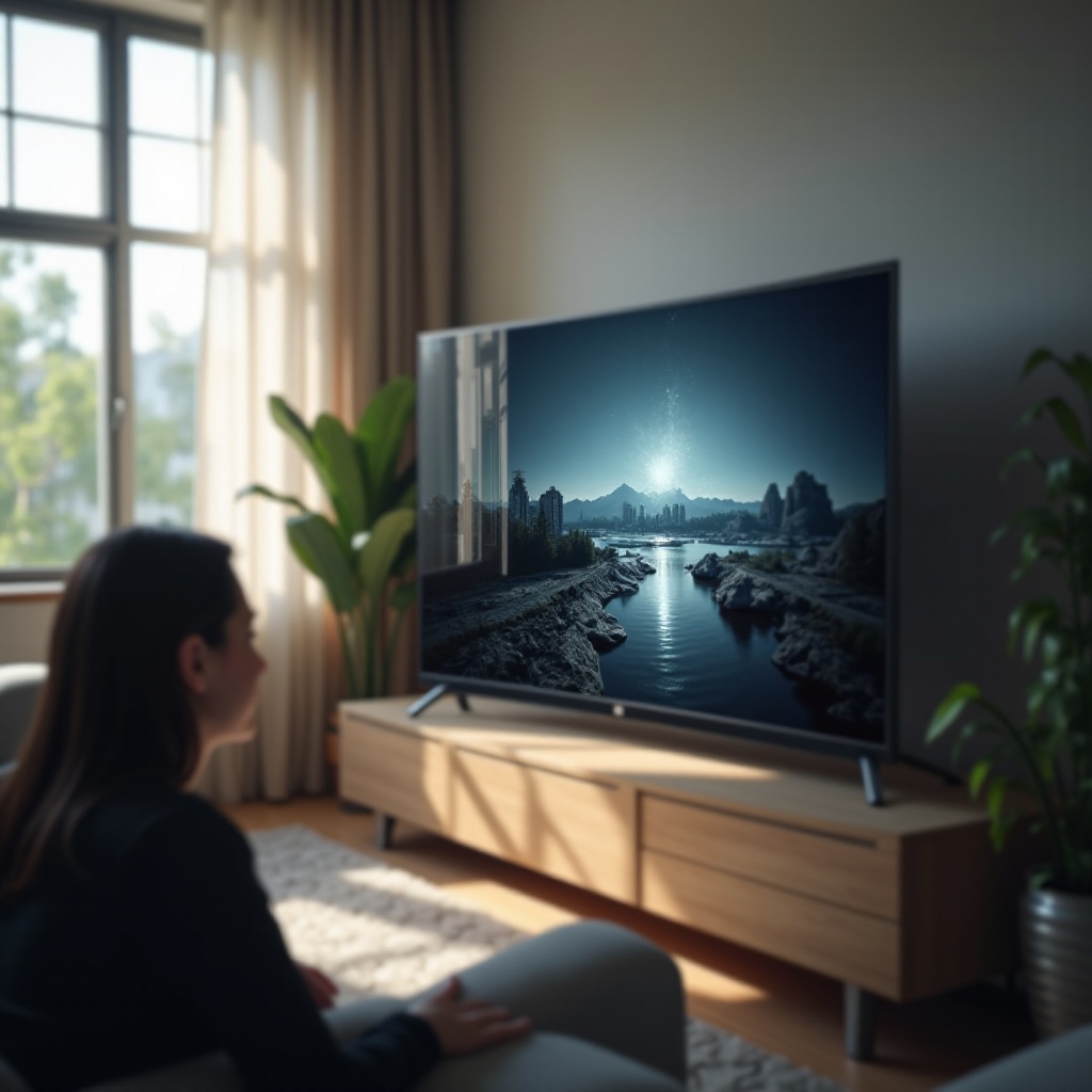 distorted tv picture