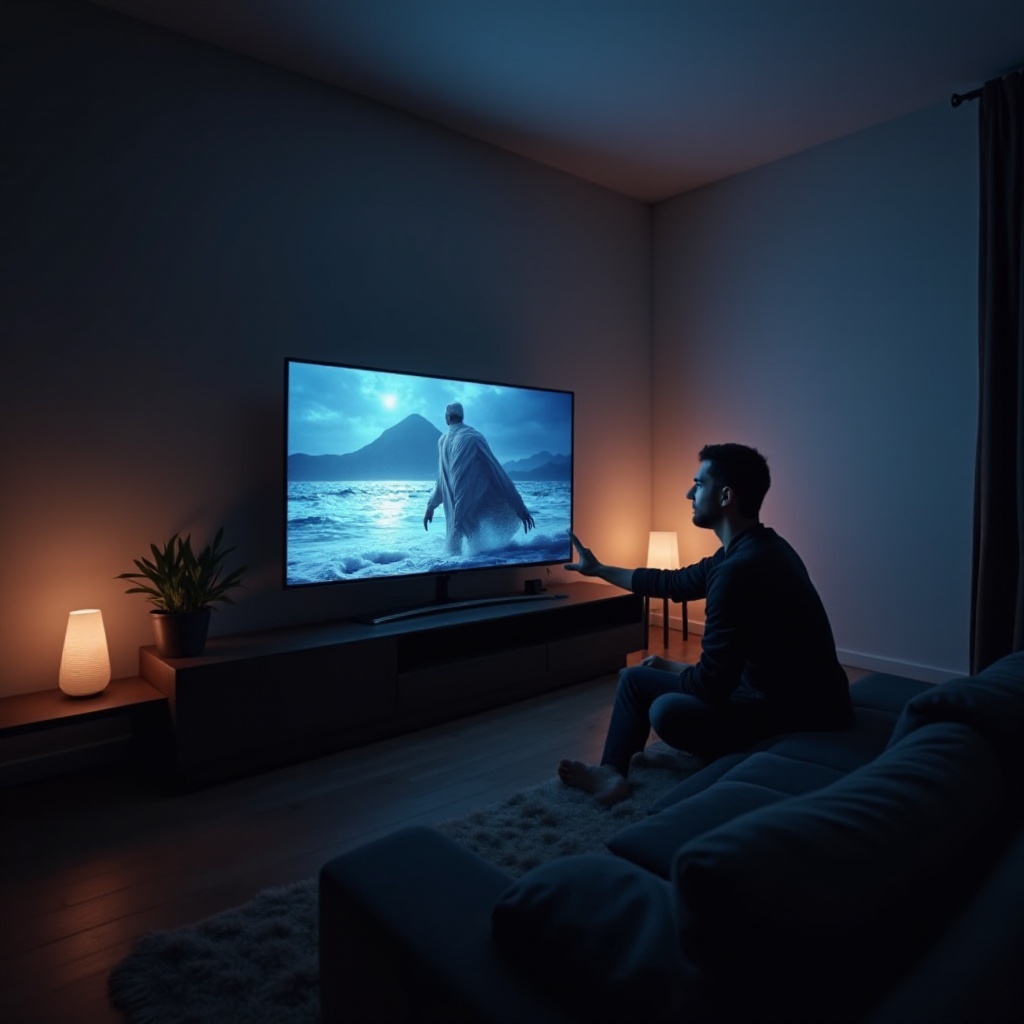 歪んだテレビの画面を最適な視聴のために修正する方法